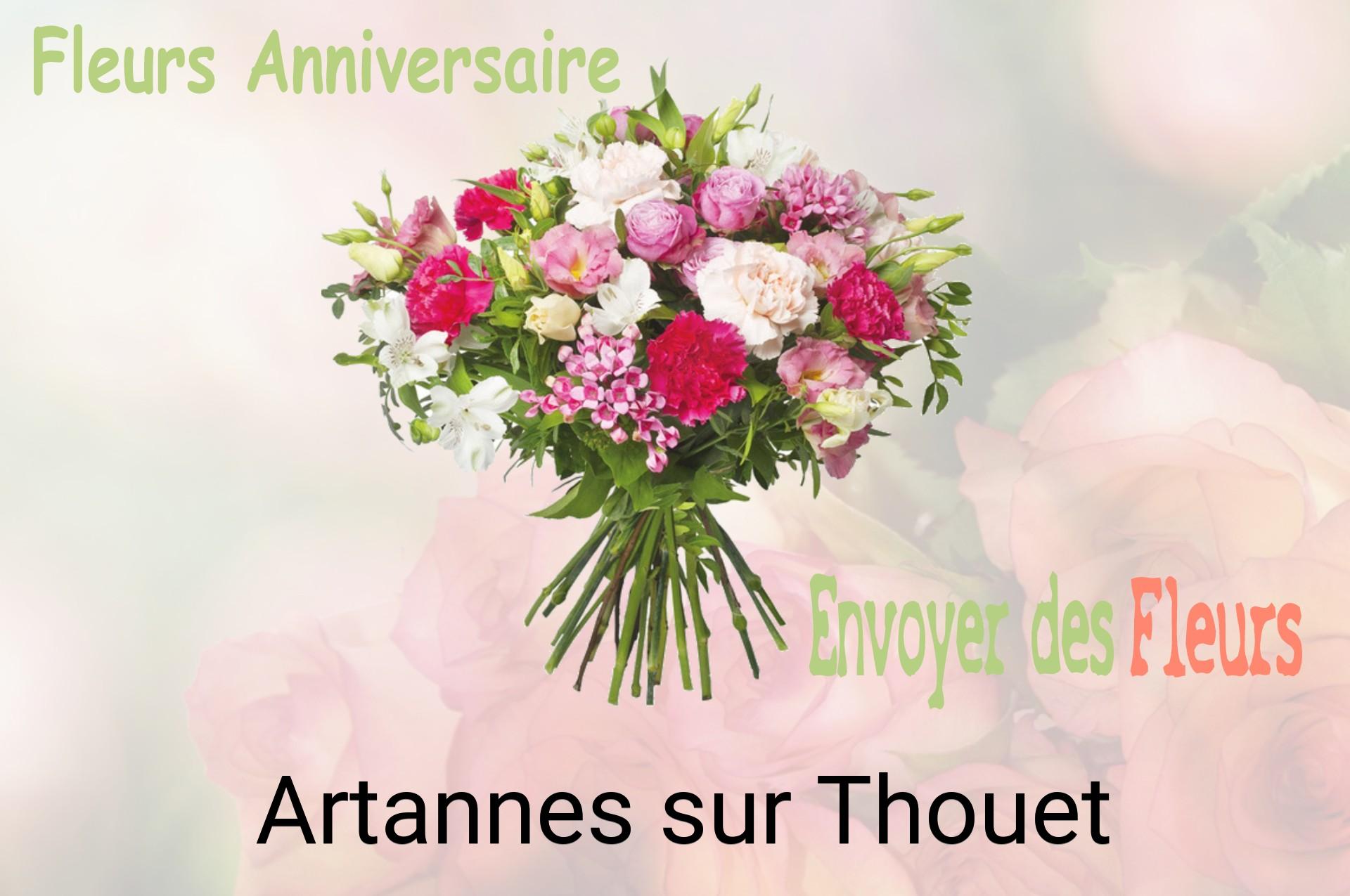 Bouquet de fleurs d’anniversaire livré à Artannes-sur-Thouet